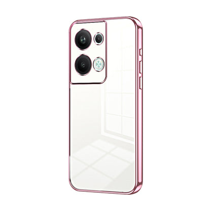 OPPO Reno9 Pro+ Case - Transparent Plating & Precision Hole Design for Luxury and Protection-buycases.co.uk