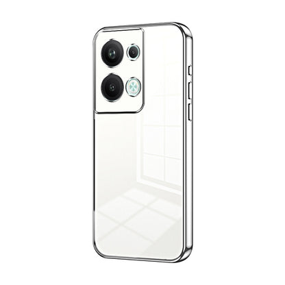 OPPO Reno9 Pro+ Case - Transparent Plating & Precision Hole Design for Luxury and Protection-buycases.co.uk