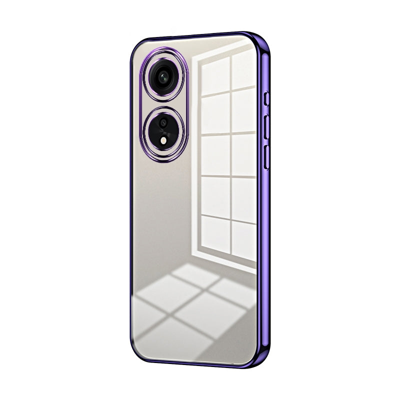 OPPO A1 Pro Case - Transparent Plating & Precision Hole Design for Luxury and Protection-buycases.co.uk
