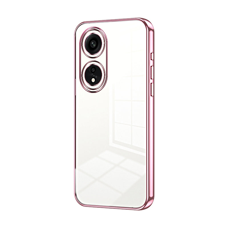 OPPO A1 Pro Case - Transparent Plating & Precision Hole Design for Luxury and Protection-buycases.co.uk