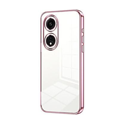 OPPO A1 Pro Case - Transparent Plating & Precision Hole Design for Luxury and Protection-buycases.co.uk