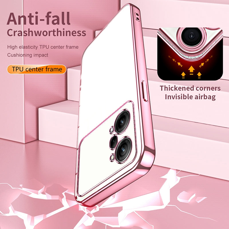 OPPO K10 Pro Case - Transparent Plating & Precision Hole Design for Luxury and Protection-buycases.co.uk