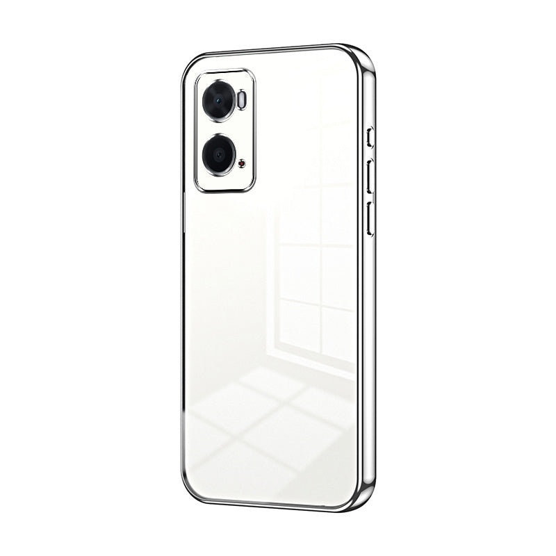 OPPO A96 4G Global Case - Transparent Plating & Precision Hole Design for Luxury and Protection-buycases.co.uk