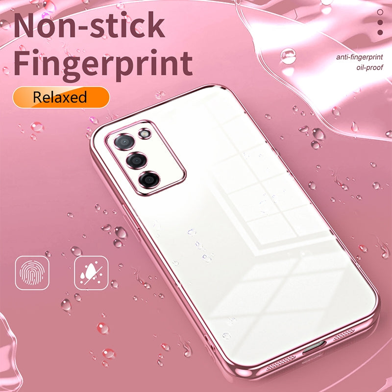 OPPO A53s 5G Case - Transparent Plating & Precision Hole Design for Luxury and Protection-buycases.co.uk
