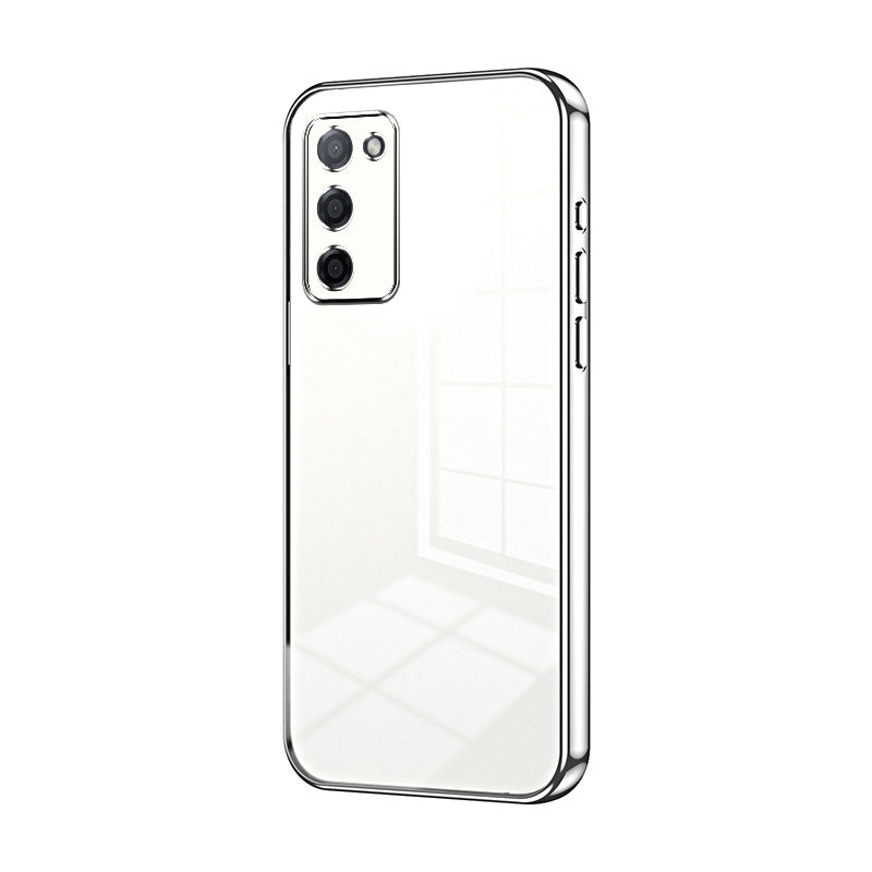 OPPO A56 Case - Transparent Plating & Precision Hole Design for Luxury and Protection-buycases.co.uk