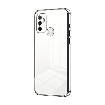 OPPO A11s Case - Transparent Plating & Precision Hole Design for Luxury and Protection-buycases.co.uk