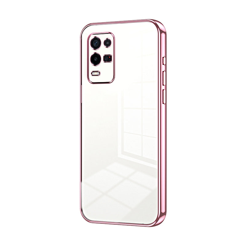 OPPO K9x Case - Transparent Plating & Precision Hole Design for Luxury and Protection-buycases.co.uk