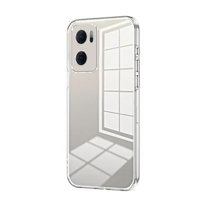 OPPO Reno7 5G Case - Transparent Plating & Precision Hole Design for Luxury and Protection-buycases.co.uk