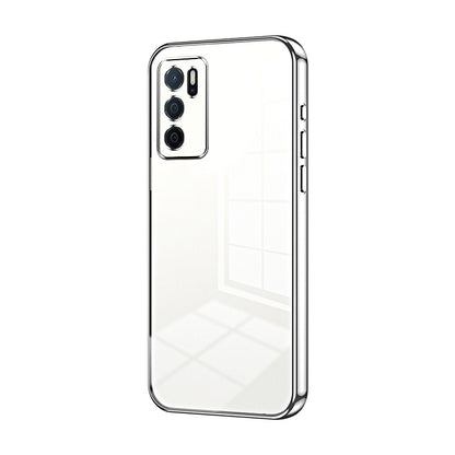 OPPO A16 Case - Transparent Plating & Precision Hole Design for Luxury and Protection-buycases.co.uk