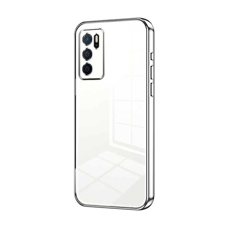 OPPO A16s Case - Transparent Plating & Precision Hole Design for Luxury and Protection-buycases.co.uk