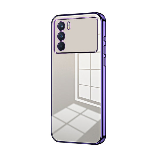 OPPO K9 Pro Case - Transparent Plating & Precision Hole Design for Luxury and Protection-buycases.co.uk