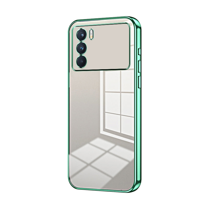 OPPO K9 Pro Case - Transparent Plating & Precision Hole Design for Luxury and Protection-buycases.co.uk