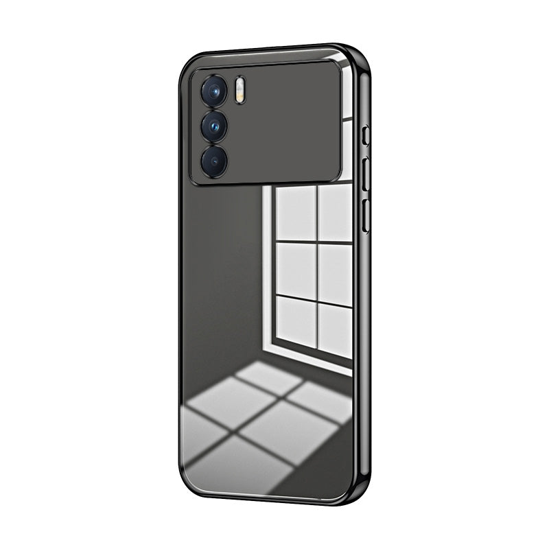 OPPO K9 Pro Case - Transparent Plating & Precision Hole Design for Luxury and Protection-buycases.co.uk