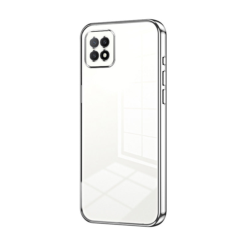 OPPO A72 5G Case - Transparent Plating & Precision Hole Design for Luxury and Protection-buycases.co.uk