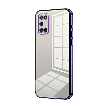 OPPO A92 Case - Transparent Plating & Precision Hole Design for Luxury and Protection-buycases.co.uk