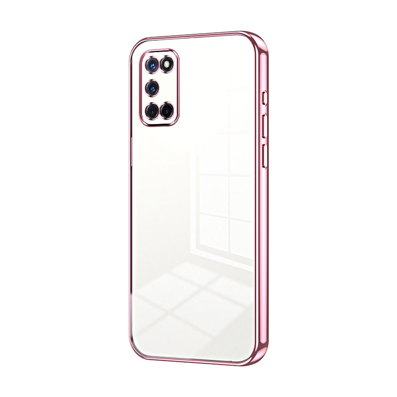 OPPO A72 Case - Transparent Plating & Precision Hole Design for Luxury and Protection-buycases.co.uk