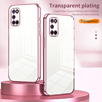 OPPO A72 Case - Transparent Plating & Precision Hole Design for Luxury and Protection-buycases.co.uk