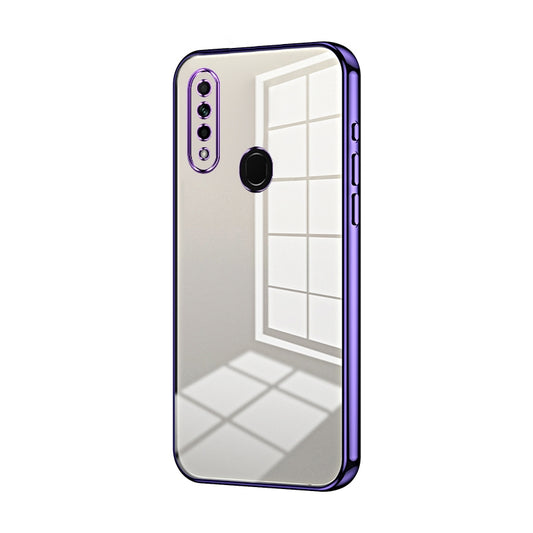 OPPO A8 Case - Transparent Plating & Precision Hole Design for Luxury and Protection-buycases.co.uk