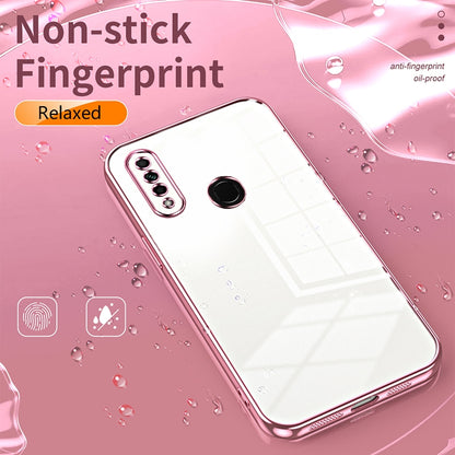 OPPO A8 Case - Transparent Plating & Precision Hole Design for Luxury and Protection-buycases.co.uk