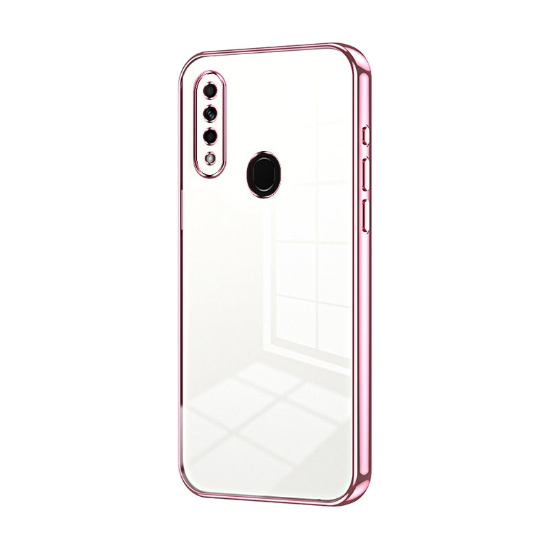 OPPO A31 2020 Case - Transparent Plating & Precision Hole Design for Luxury and Protection-buycases.co.uk