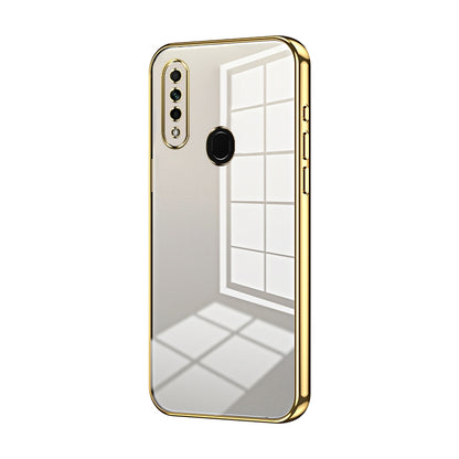 OPPO A8 Case - Transparent Plating & Precision Hole Design for Luxury and Protection-buycases.co.uk