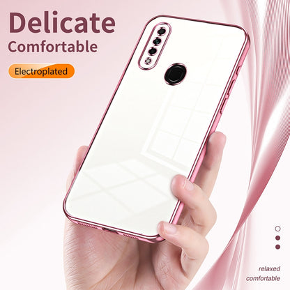 OPPO A31 2020 Case - Transparent Plating & Precision Hole Design for Luxury and Protection-buycases.co.uk
