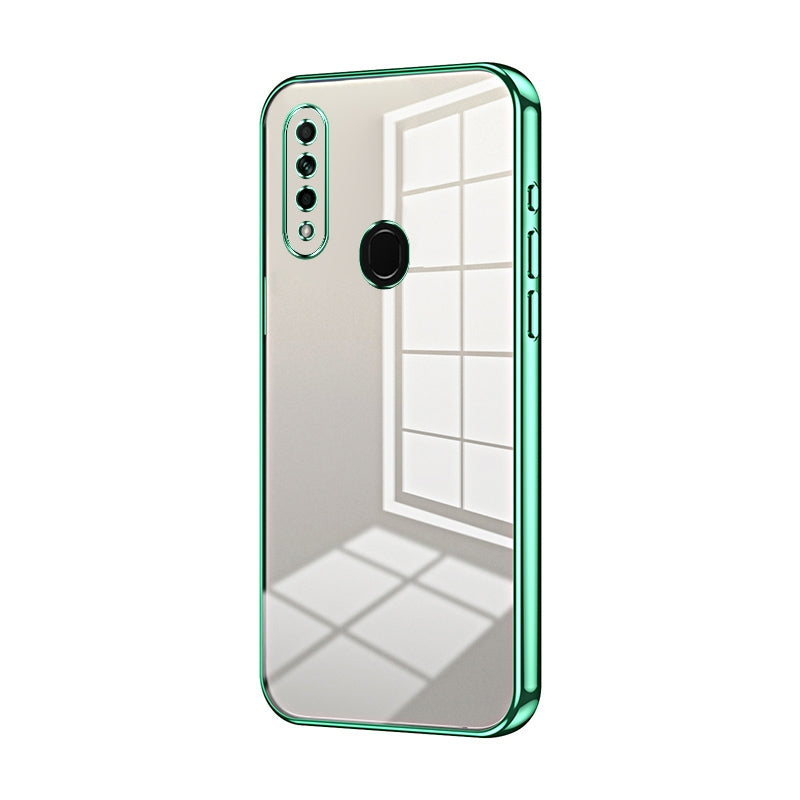 OPPO A31 2020 Case - Transparent Plating & Precision Hole Design for Luxury and Protection-buycases.co.uk