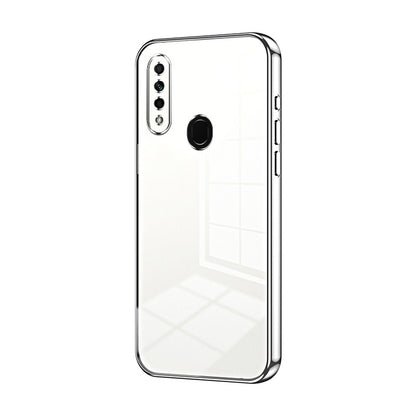 OPPO A8 Case - Transparent Plating & Precision Hole Design for Luxury and Protection-buycases.co.uk