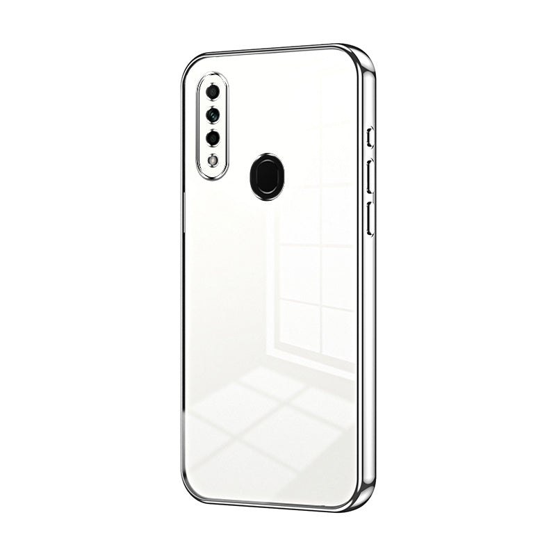 OPPO A31 2020 Case - Transparent Plating & Precision Hole Design for Luxury and Protection-buycases.co.uk