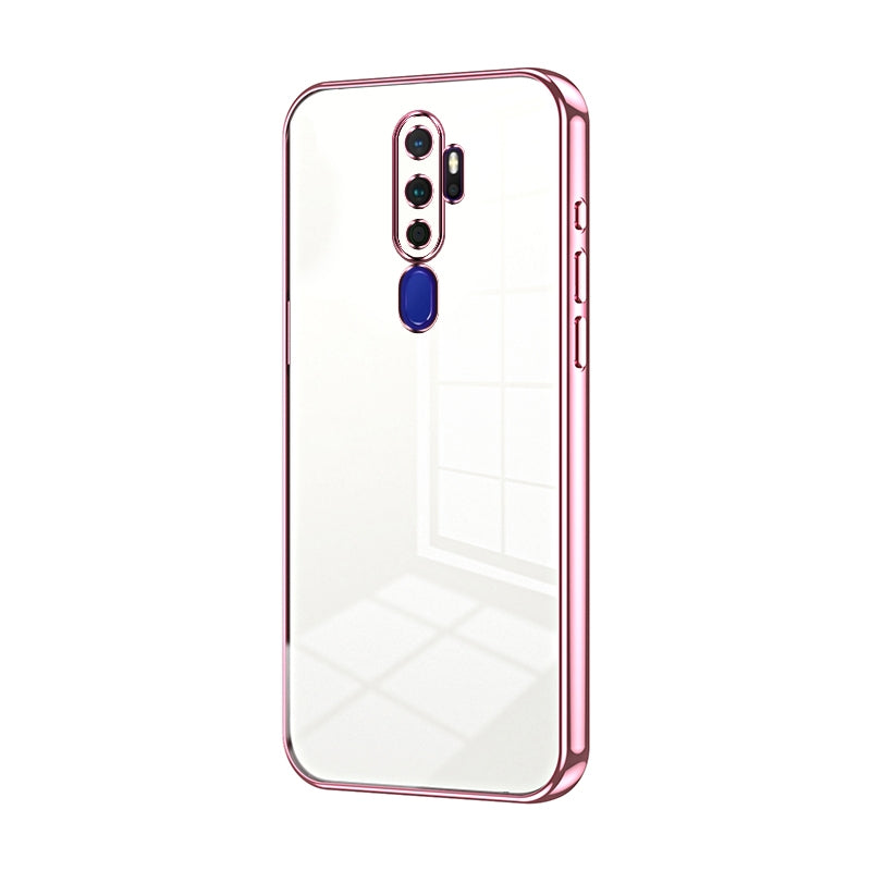 OPPO A11x Case - Transparent Plating & Precision Hole Design for Luxury and Protection-buycases.co.uk