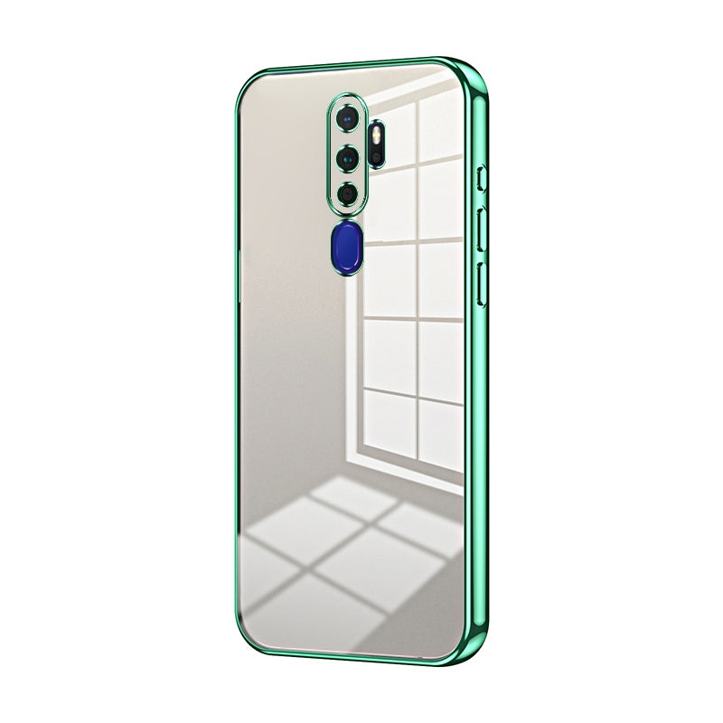 OPPO A11x Case - Transparent Plating & Precision Hole Design for Luxury and Protection-buycases.co.uk