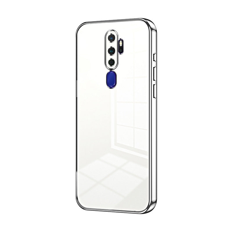 OPPO A11x Case - Transparent Plating & Precision Hole Design for Luxury and Protection-buycases.co.uk