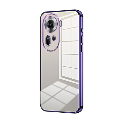 OPPO Reno11 Global Case - Transparent Plating & Precision Hole Design for Luxury and Protection-buycases.co.uk