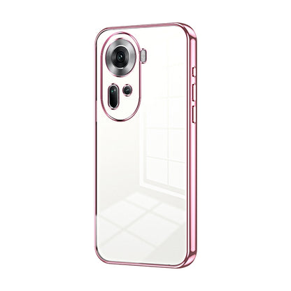 OPPO Reno11 Global Case - Transparent Plating & Precision Hole Design for Luxury and Protection-buycases.co.uk