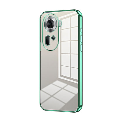 OPPO Reno11 Global Case - Transparent Plating & Precision Hole Design for Luxury and Protection-buycases.co.uk