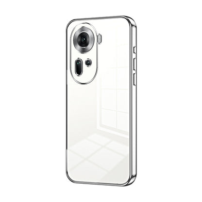 OPPO Reno11 Global Case - Transparent Plating & Precision Hole Design for Luxury and Protection-buycases.co.uk