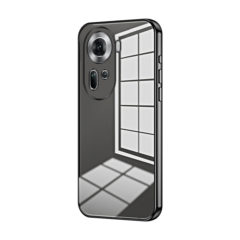 OPPO Reno11 Global Case - Transparent Plating & Precision Hole Design for Luxury and Protection-buycases.co.uk