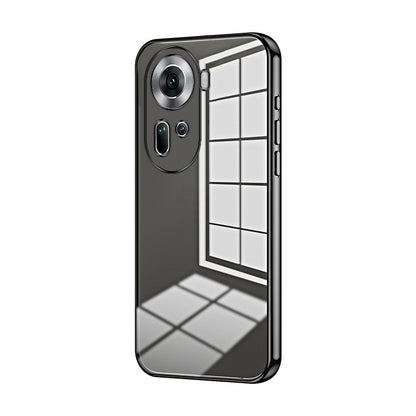 OPPO Reno11 Global Case - Transparent Plating & Precision Hole Design for Luxury and Protection-buycases.co.uk