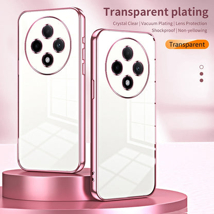 OPPO A3 Pro Case - Transparent Plating & Precision Hole Design for Luxury and Protection-buycases.co.uk