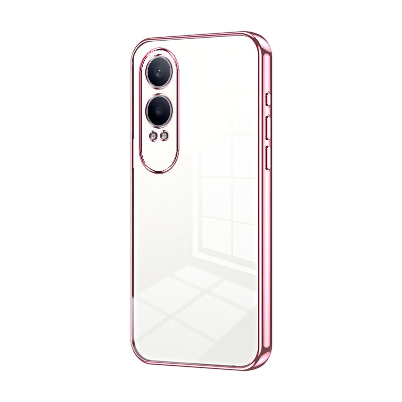 OPPO K12x Case - Transparent Plating & Precision Hole Design for Luxury and Protection-buycases.co.uk