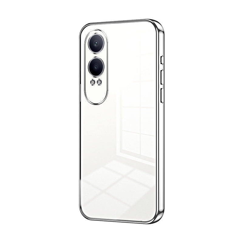 OPPO K12x Case - Transparent Plating & Precision Hole Design for Luxury and Protection-buycases.co.uk