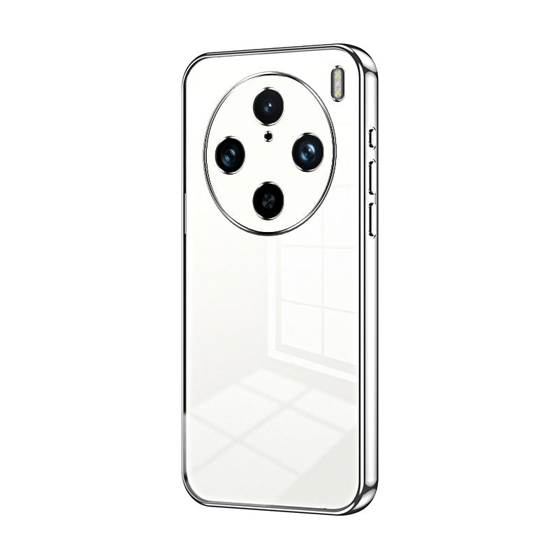 vivo X100 Pro Case - Transparent Plating & Precision Hole Design for Luxury and Protection-buycases.co.uk