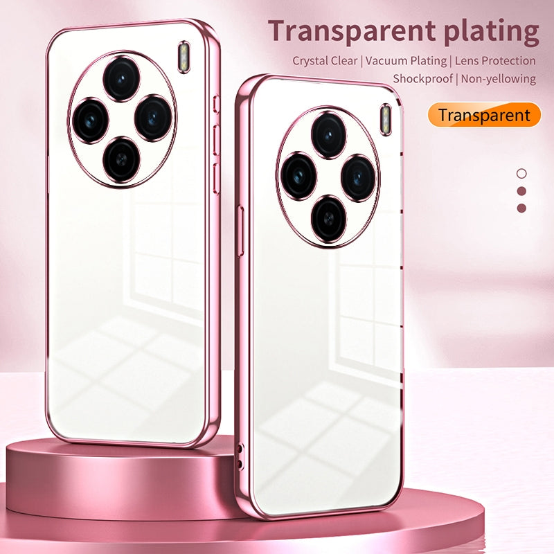 vivo X100 Case - Transparent Plating & Precision Hole Design for Luxury and Protection-buycases.co.uk