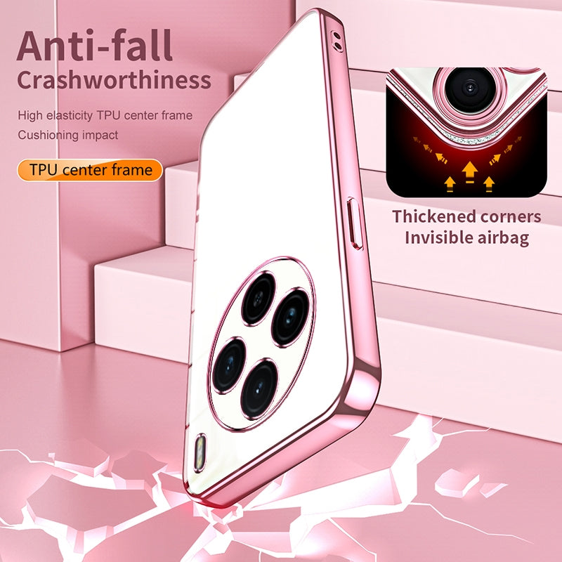 vivo X100 Case - Transparent Plating & Precision Hole Design for Luxury and Protection-buycases.co.uk