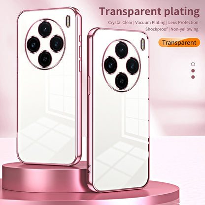 vivo X100 Case - Transparent Plating & Precision Hole Design for Luxury and Protection-buycases.co.uk