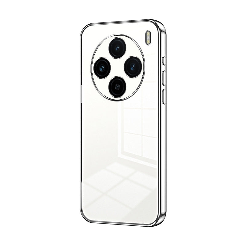 vivo X100 Case - Transparent Plating & Precision Hole Design for Luxury and Protection-buycases.co.uk
