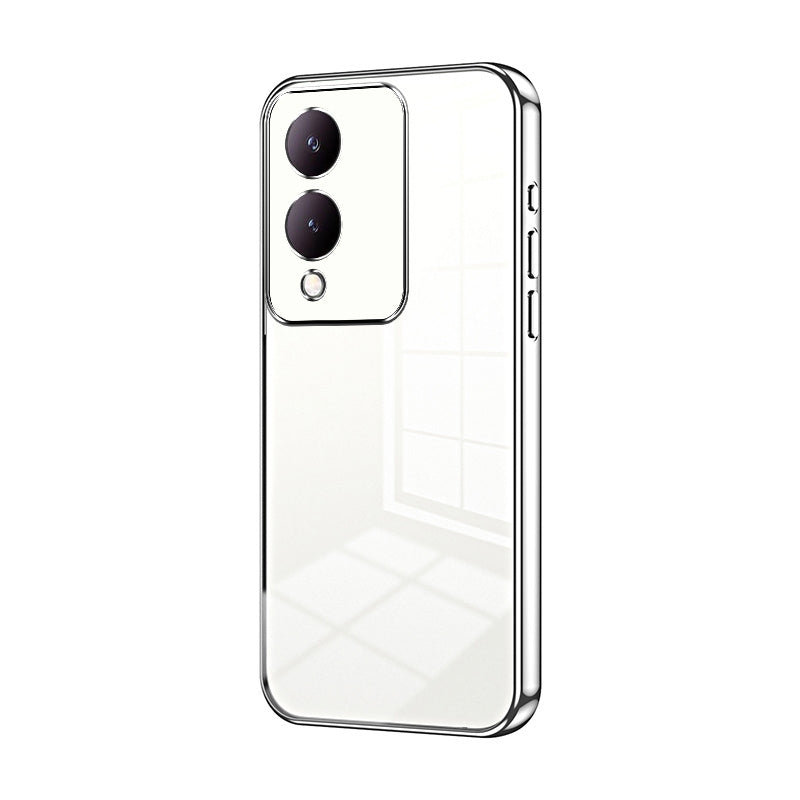 vivo Y17s Case - Transparent Plating & Precision Hole Design for Luxury and Protection-buycases.co.uk