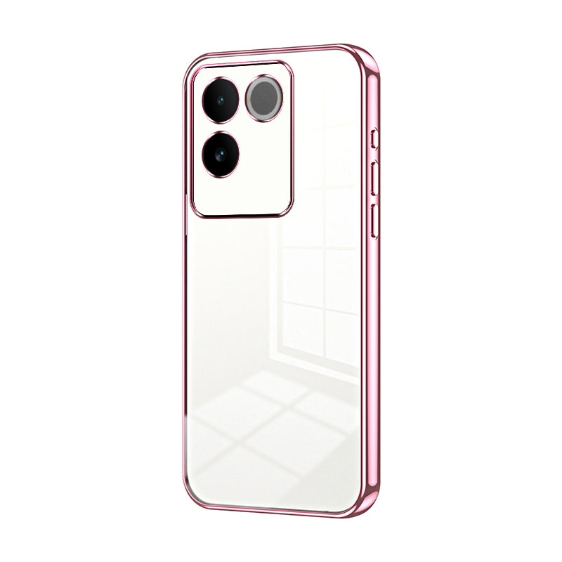vivo S17e Case - Transparent Plating & Precision Hole Design for Luxury and Protection-buycases.co.uk