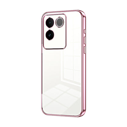 vivo S17e Case - Transparent Plating & Precision Hole Design for Luxury and Protection-buycases.co.uk