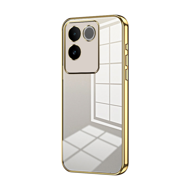 vivo iQOO Z7 Pro Case - Transparent Plating & Precision Hole Design for Luxury and Protection-buycases.co.uk